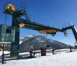 Chamois. Scorci di paesaggio tra gli impianti di risalita